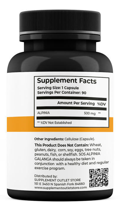 Alpinia Galanga 500 mg (90 count)