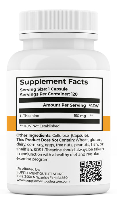 L-Theanine 150 mg (120 count)